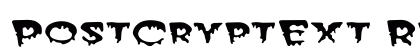 PostCryptExt Regular font free download