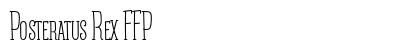 Posteratus Rex FFP font free download