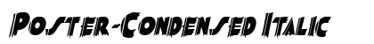 Poster-Condensed Italic Preview