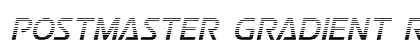 Postmaster Gradient Regular font free download