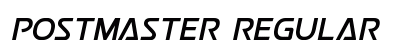 Postmaster Regular font free download