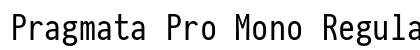 Pragmata Pro Mono Regular font free download