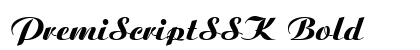 PremiScriptSSK Bold font free download