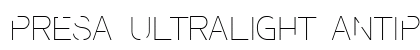 Presa UltraLight ANTIPIXEL.COM.AR UltraLight font free download
