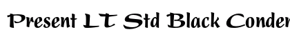 Present LT Std Black Condensed Preview