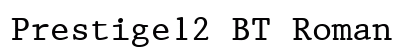 Prestige12 BT Roman Preview