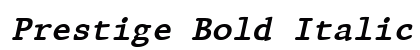 Prestige Bold Italic Preview