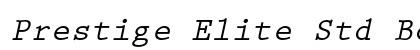 Prestige Elite Std Bold Slanted Preview