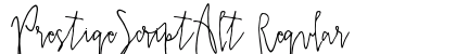 PrestigeScriptAlt Regular font free download
