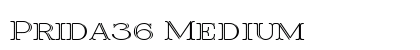 Prida36 Medium font free download