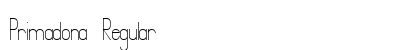 Primadona Regular font free download