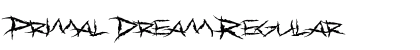 Primal Dream Regular font free download