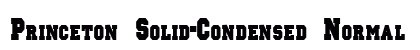 Princeton Solid-Condensed Normal font free download