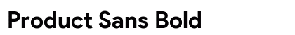 Product Sans Bold font free download