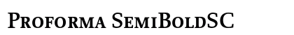 Proforma SemiBoldSC Preview