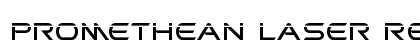 Promethean Laser Regular Font Preview