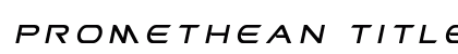 Promethean Title Italic Italic font free download