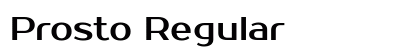 Prosto Regular font free download