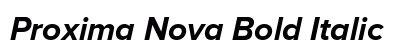 Proxima Nova Bold Italic font free download