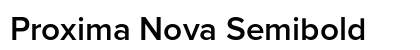 Proxima Nova Semibold font free download