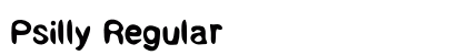 Psilly Regular preview Psilly Regular preview