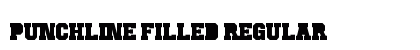 Punchline Filled Regular font free download