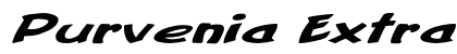 Purvenia Extra-expanded Italic Preview