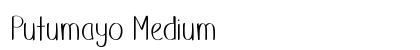 Putumayo Medium font free download