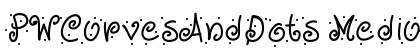 PWCurvesAndDots Medium font free download