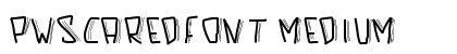 PWScaredFont Medium font free download