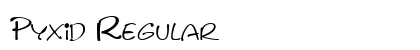 Pyxid Regular Font Pyxid Regular Font Preview