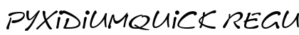 PyxidiumQuick Regular font free download