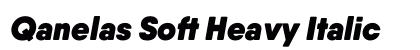 Qanelas Soft Heavy Italic Preview
