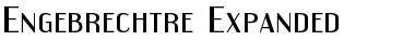 Engebrechtre Expanded Regular Font
