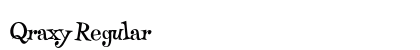 Qraxy Regular Preview