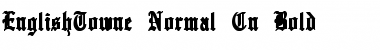 EnglishTowne-Normal Cn Bold Bold Font