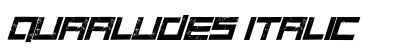 Quaaludes Italic Preview
