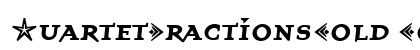 QuartetFractionsBold Bold font free download