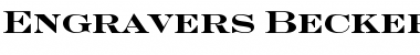 Engravers Becker Font