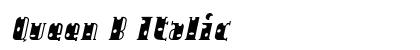 Queen B Italic Preview