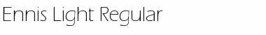Ennis-Light Regular Font