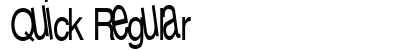 Quick Regular font free download