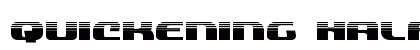 Quickening Half-Tone Regular Font Quickening Half-Tone Regular Font Preview