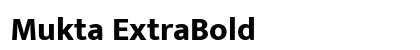 Mukta ExtraBold Preview