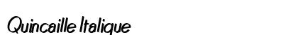 Quincaille Italique Preview