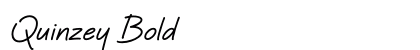 Quinzey Bold font free download