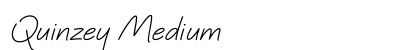 Quinzey Medium font free download