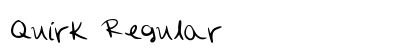 Quirk Regular font free download
