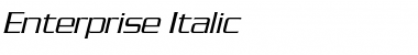 Enterprise Italic Font