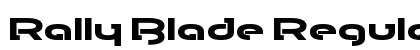 Rally Blade Regular Font Preview